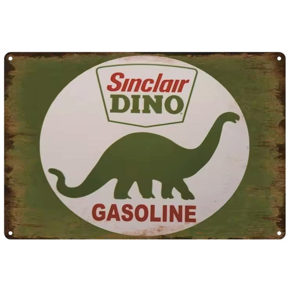 Sinclair Dino Gasoline Vintage Novelty Metal Sign 8" x 12" Wall Art Home & Garden:Home Décor:Plaques & Signs Style Your Walls